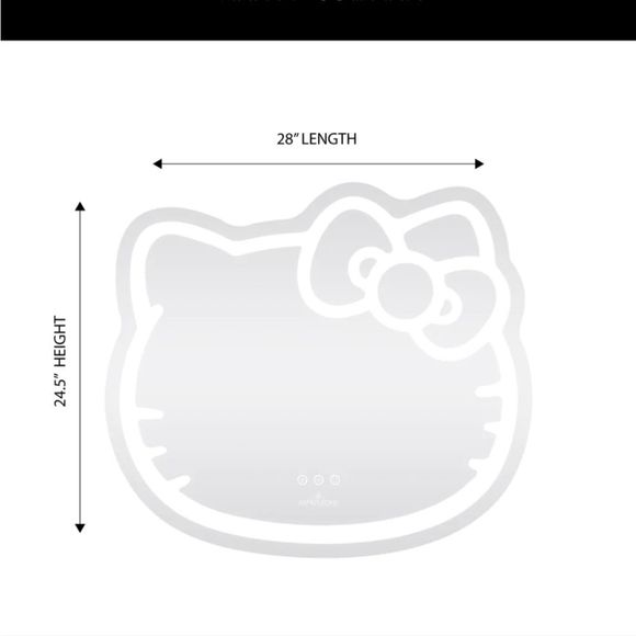 Impressions Hello Kitty Smart Wi-Fi LED Wall Mirror - Picture 10 of 15